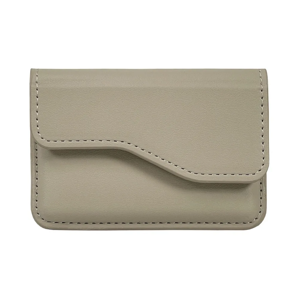 Sleek Magnetic PU Leather Flip Wallet & Card Holder