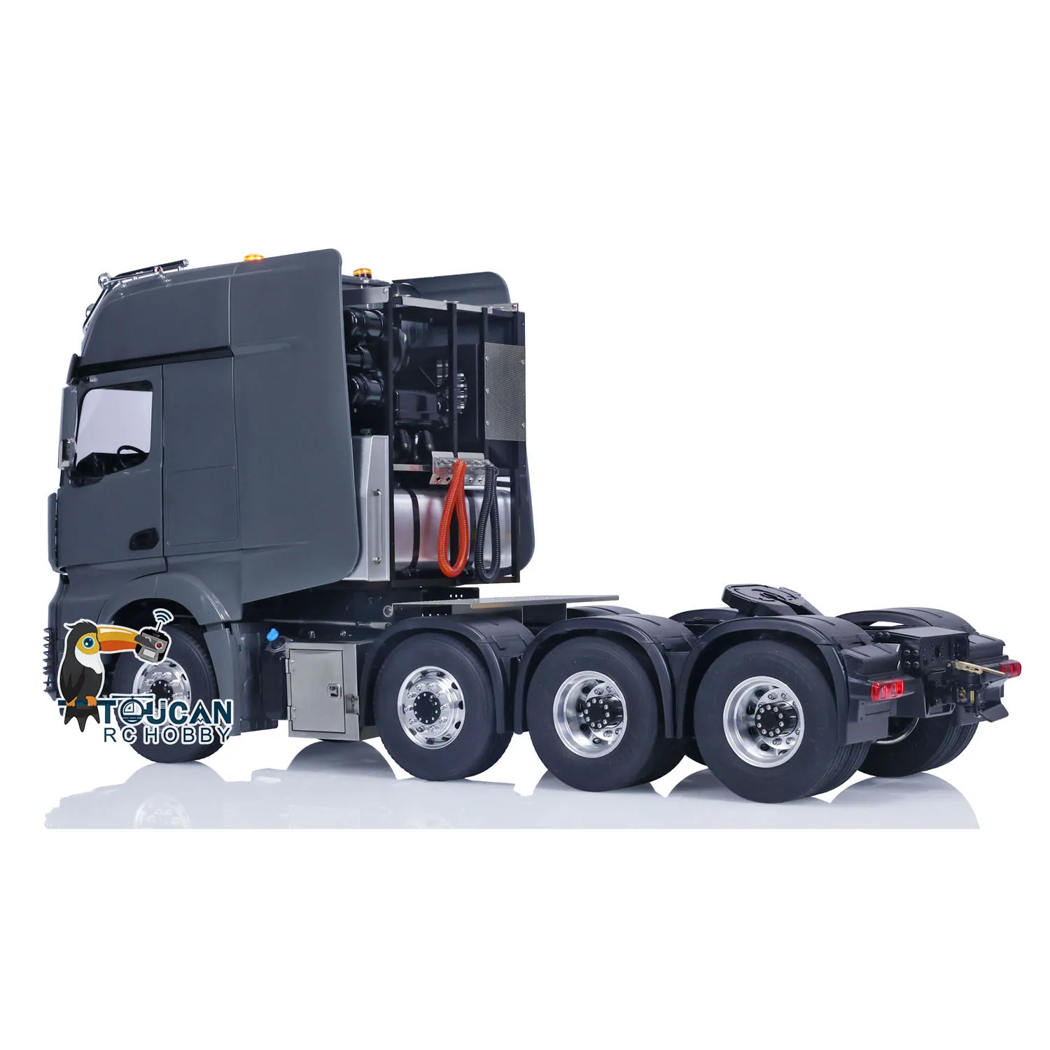 LESU Metal Chassis 1:14 RC Tractor Truck Remoted Car Toucan RC Hobby Ready to Run DIY Painted Assembled Vehicle Model for Boys 4