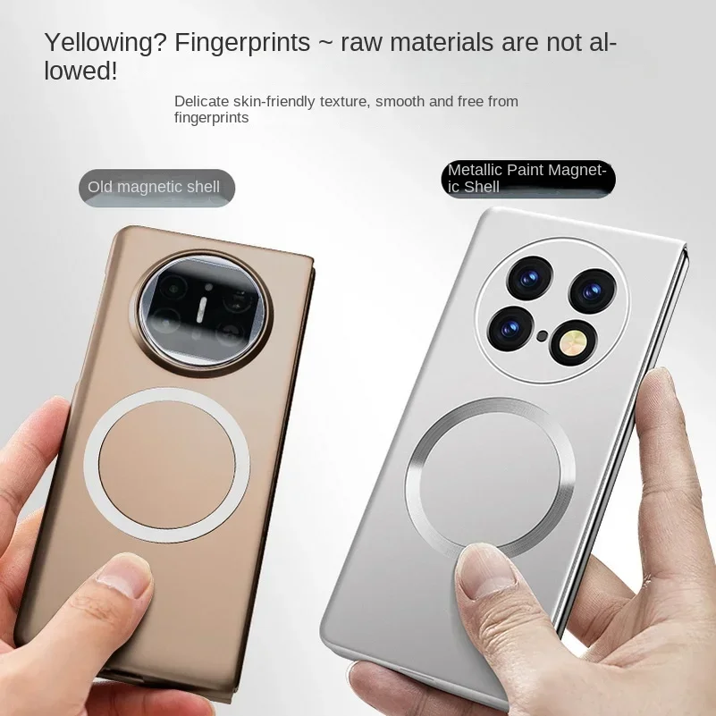 Magnetic Slim Bezel Phone Case with Ultra-Thin Hard Camera Protection