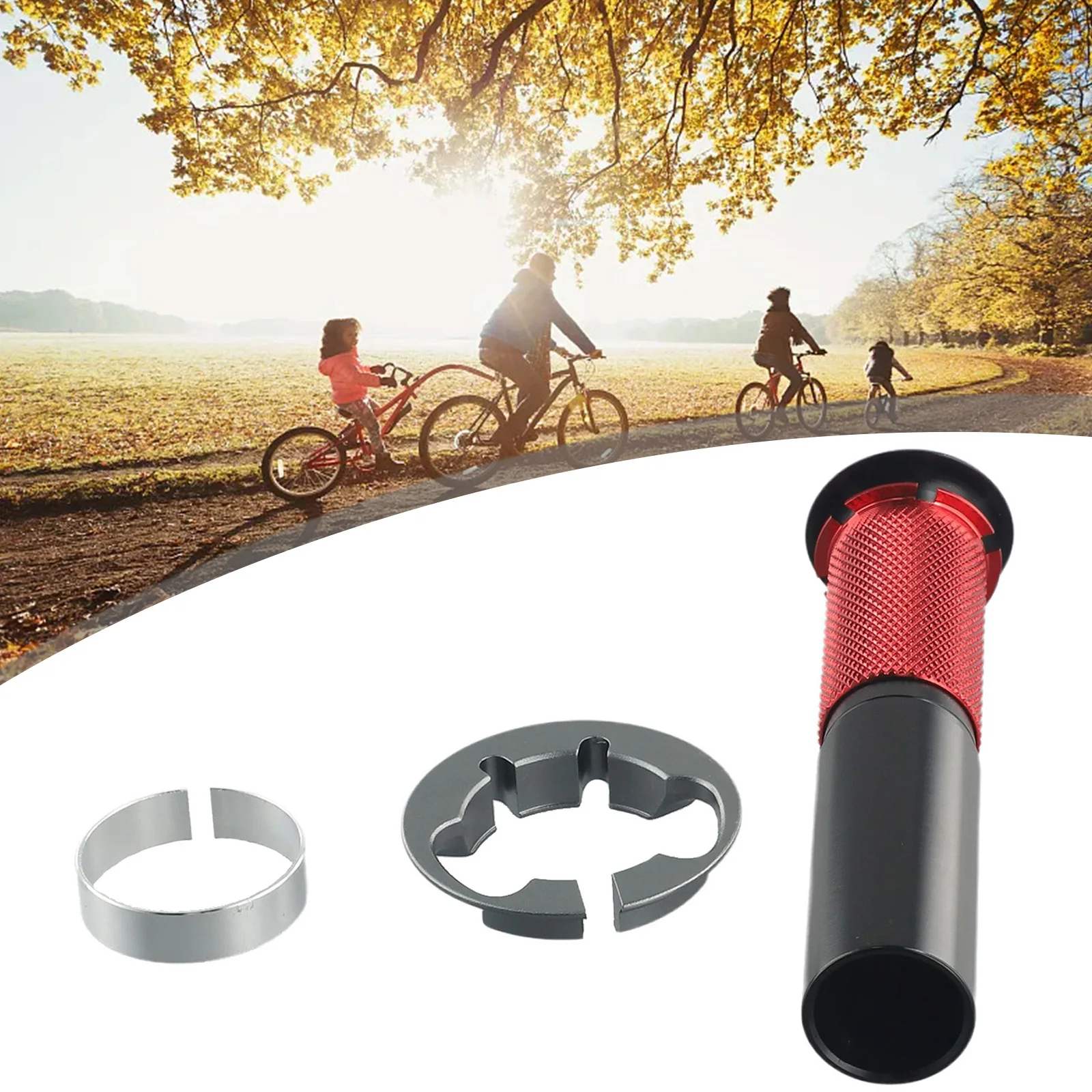 

Bike Expander Headset Expander Stainless Steel 1set 74g Black+Red Compression Plug Practical Brand New Durable