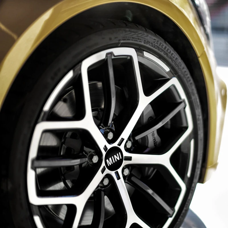 Car Wheel Hub Center Caps Rim Cover Badge Stickers 4pcs for MINI Cooper One S JCW R55 R56 F55 F56 R57 R59 R60 Countryman