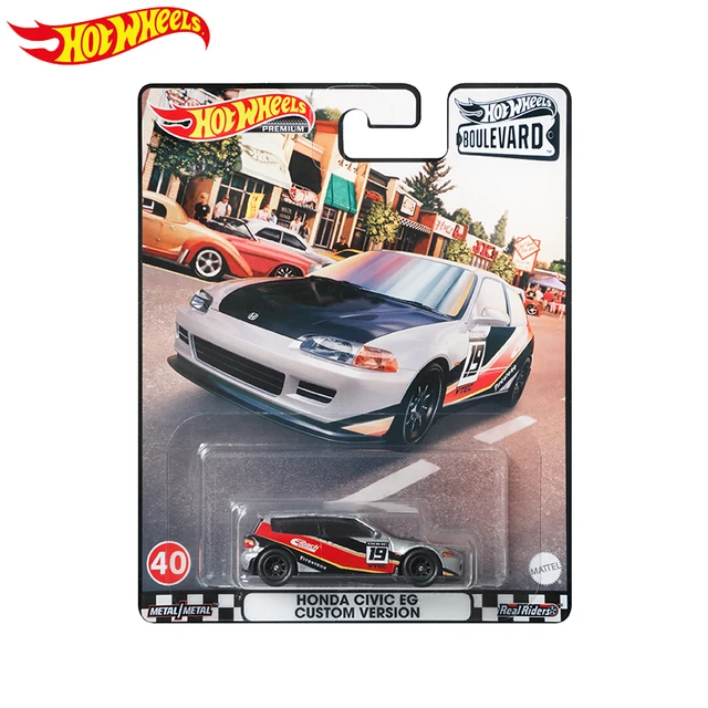 2021 Hot Wheels boulevard 8 Toyota 4Runner Benz CLK-GTR Nissan Hardbody Volkswagen Kafer Racer Honda Civic 1:64 DieCast Car Toy 6