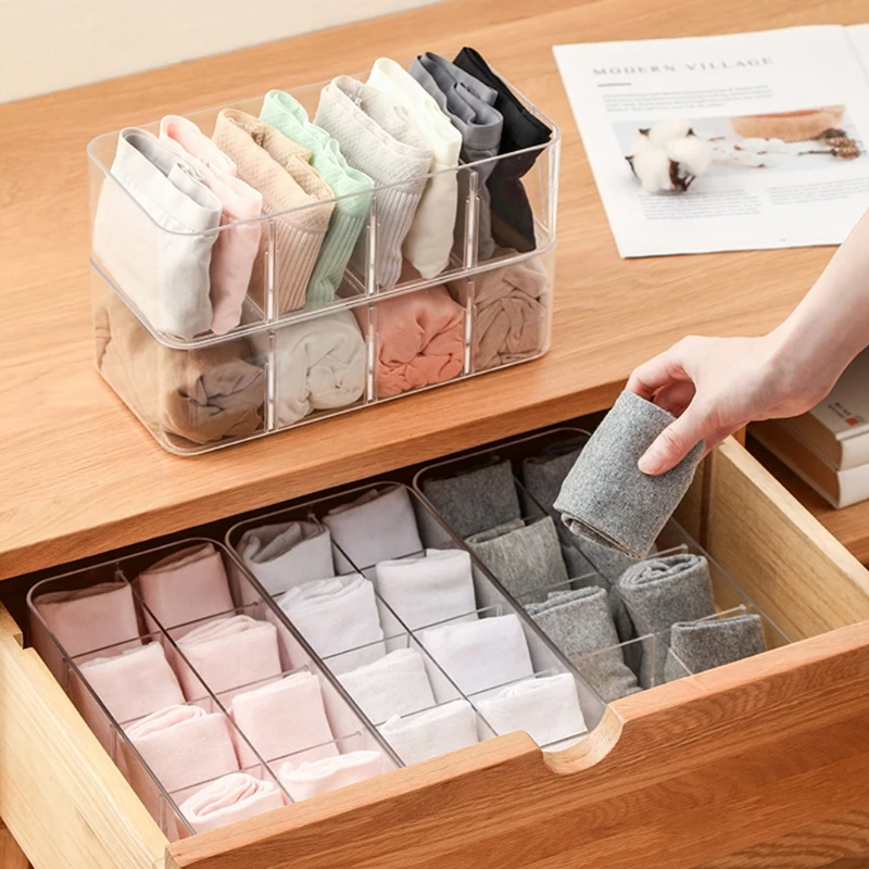 Acrylic Underwear Socks Drawer Storage Box