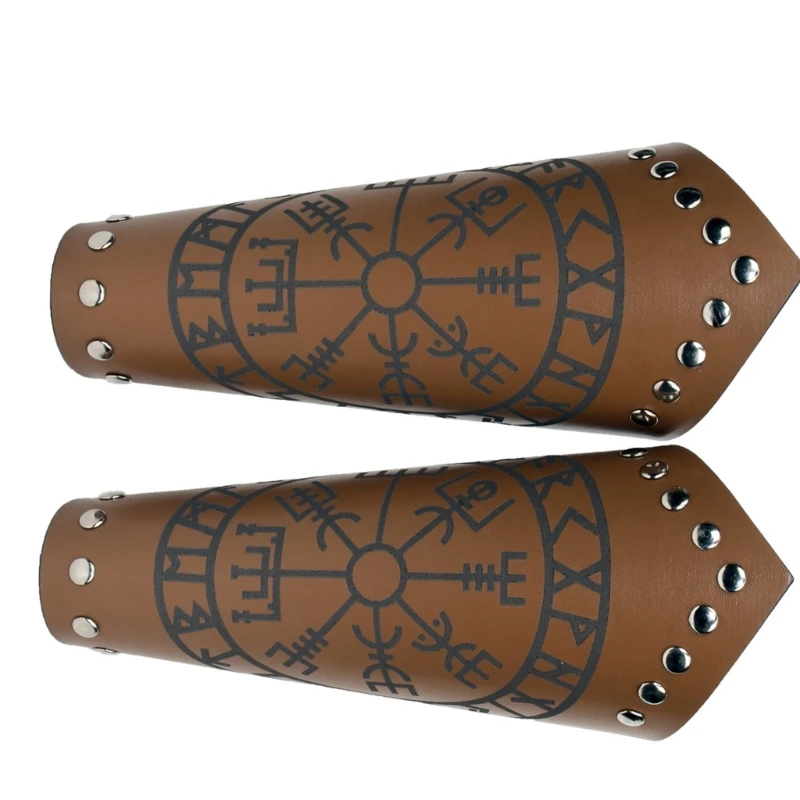 Men Bracer Wristband for Photoshoots Stage Embossed Gauntlet Gauntlet Cosplay drop shipping