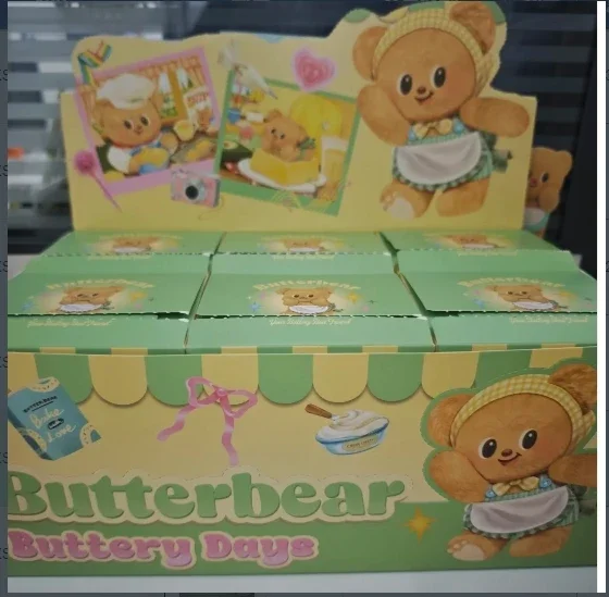 New Butterbear Buttery Days Series Blind Box Action Figures