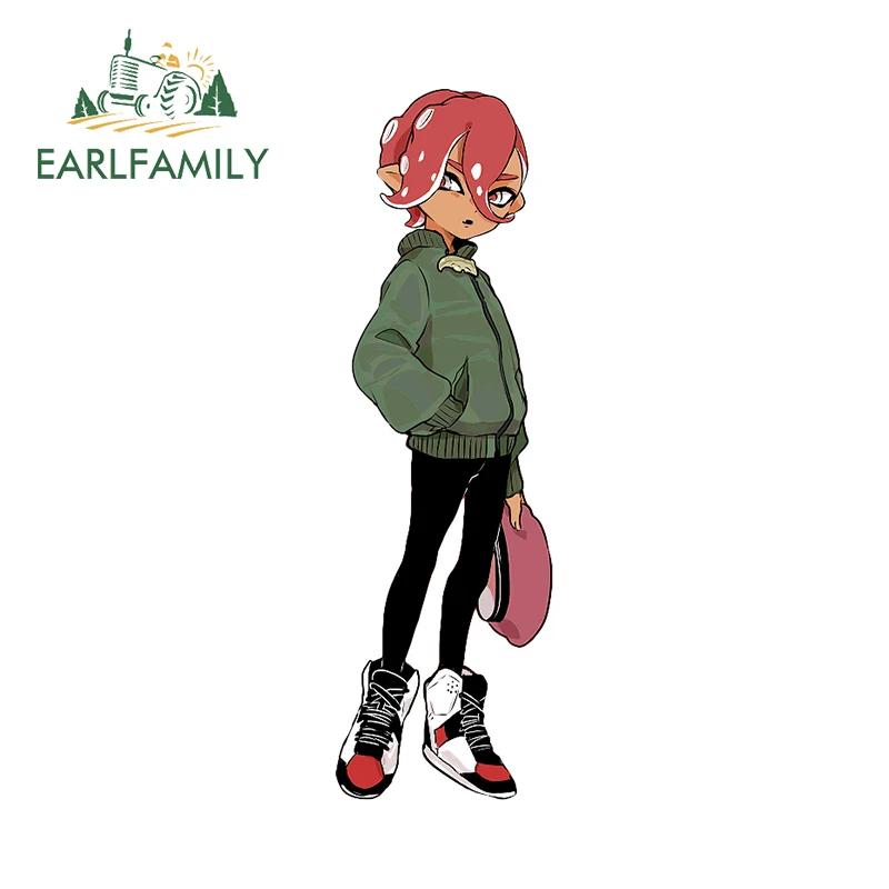 EARLFAMILY, 13 см x 4 см, автомобильные наклейки для защиты от брызг и окклюзия, интересные аксессуары для игр для мальчиков, украшение для царапин