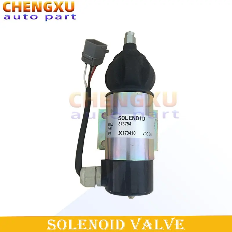 

872826 873754 OE52318 Fuel Shutdown Solenoid 12V 24V For Tamd71A Perkins 2006 3008 3012 Volvo Penta