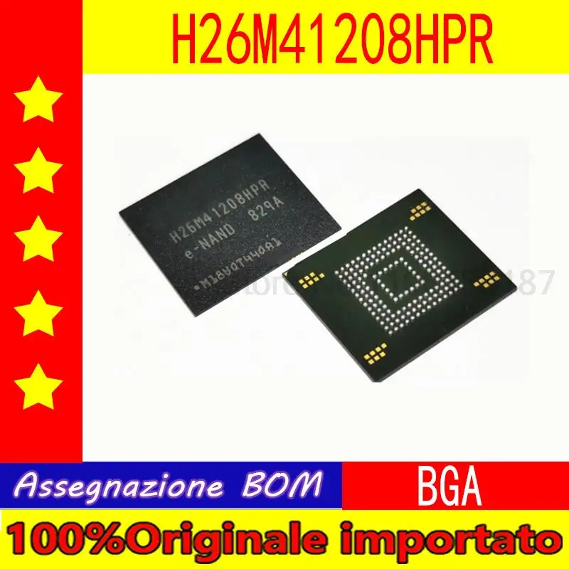 

H26M41208HPR H26M41208 BGA153 8GB Memory granular EMMC font storage chip