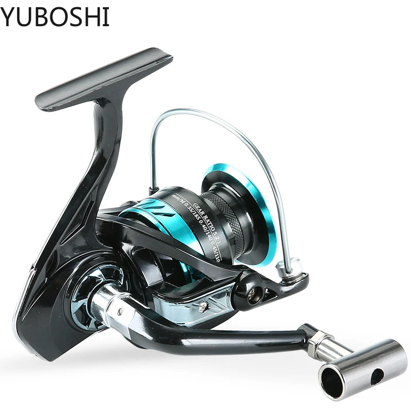 

YUBOSHI New Lightweight All Metal Spool 12+1BB Fishing Reel 5.2:1 High Speed Carp Spinning Fishing Wheel