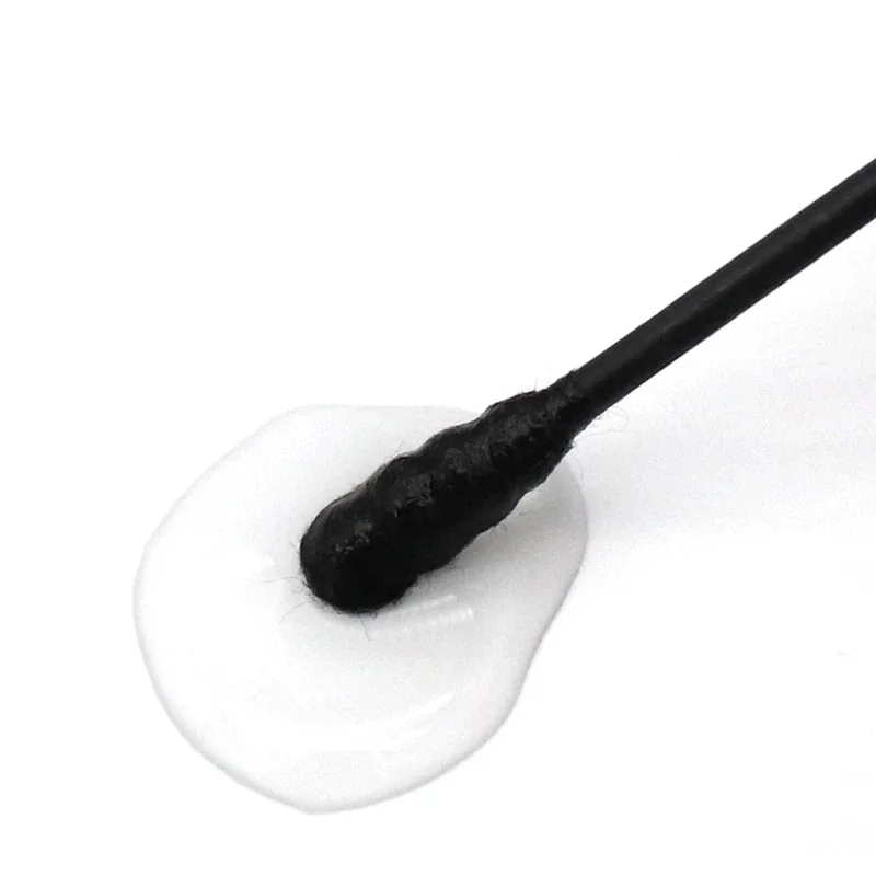 100PCS/box Double Head Black Cotton Swab Women Makeup Cleaning Tools