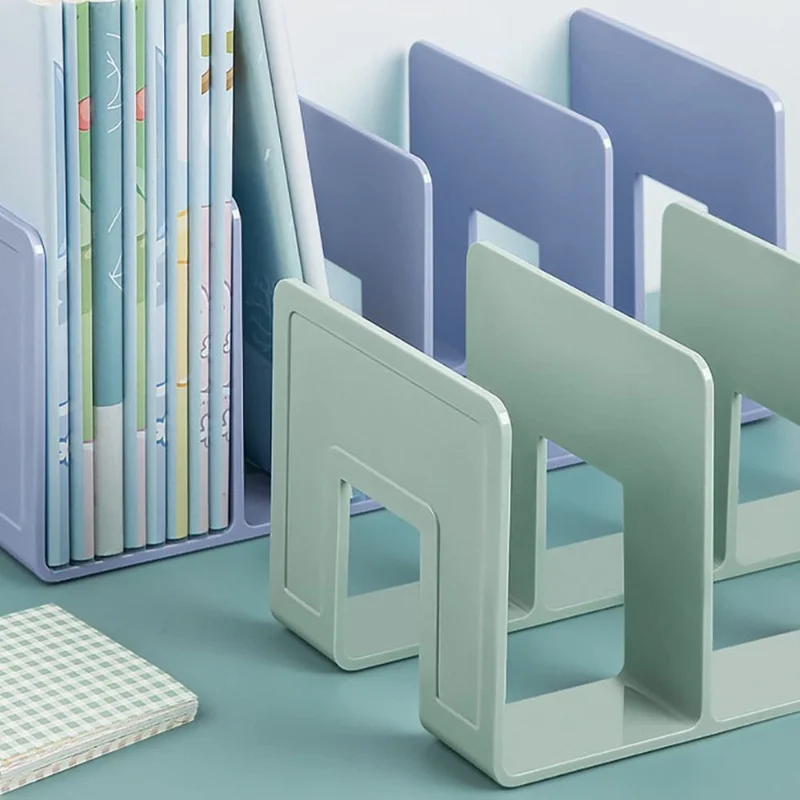 Compact Non-Slip Desk Organizer | Space-Saving Bookshelf for Study Supplies in Dorms and Offices