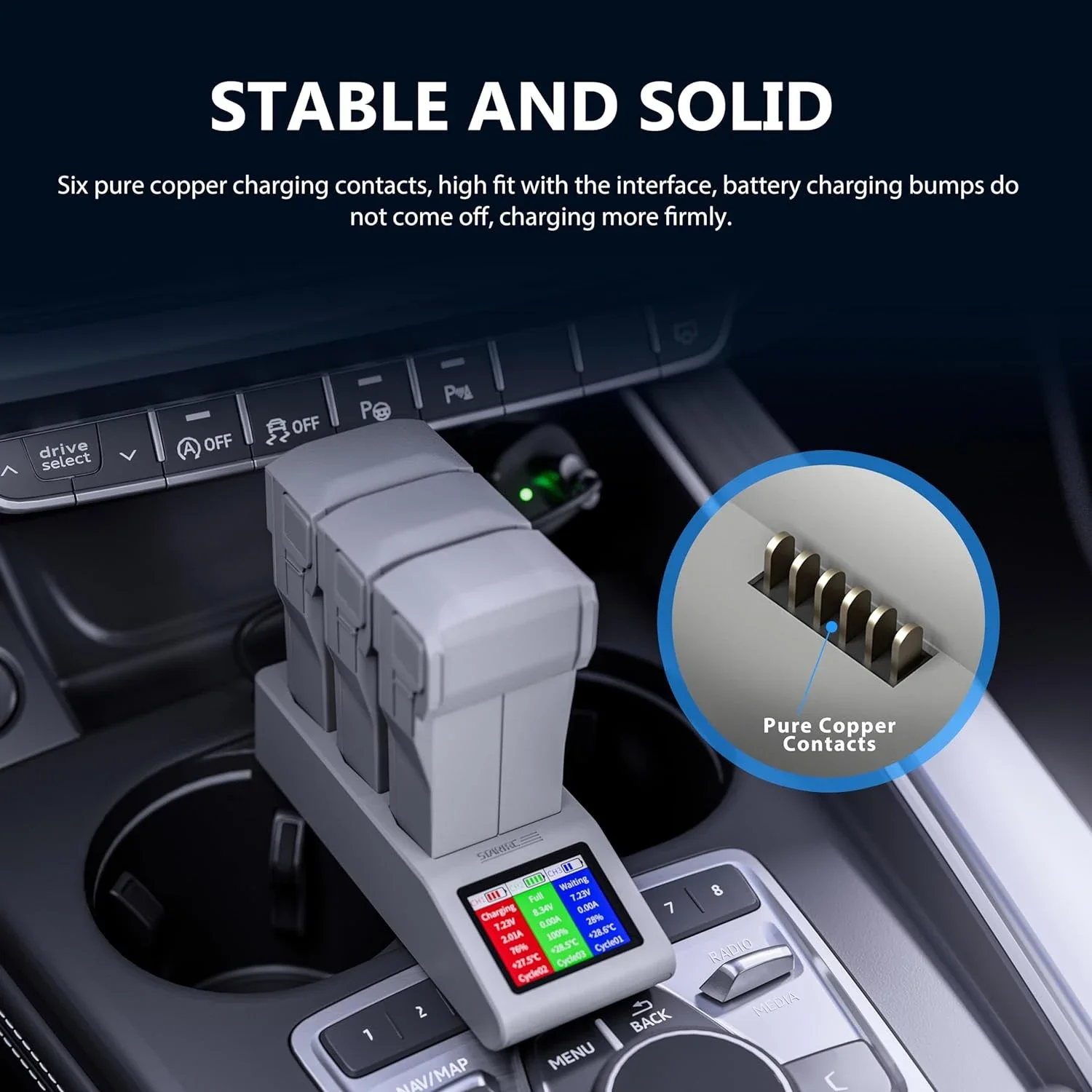 Hub de Charge pour DJI Mini 3/Mini 3 Pro/Mini 4 Pro - Chargeur Multiple
