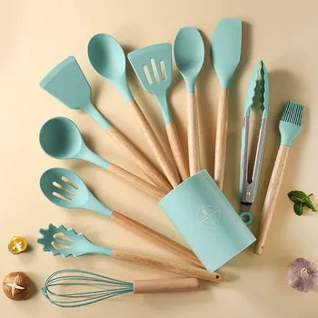 12Pcs Silicone Kitchen Utensils Set 1
