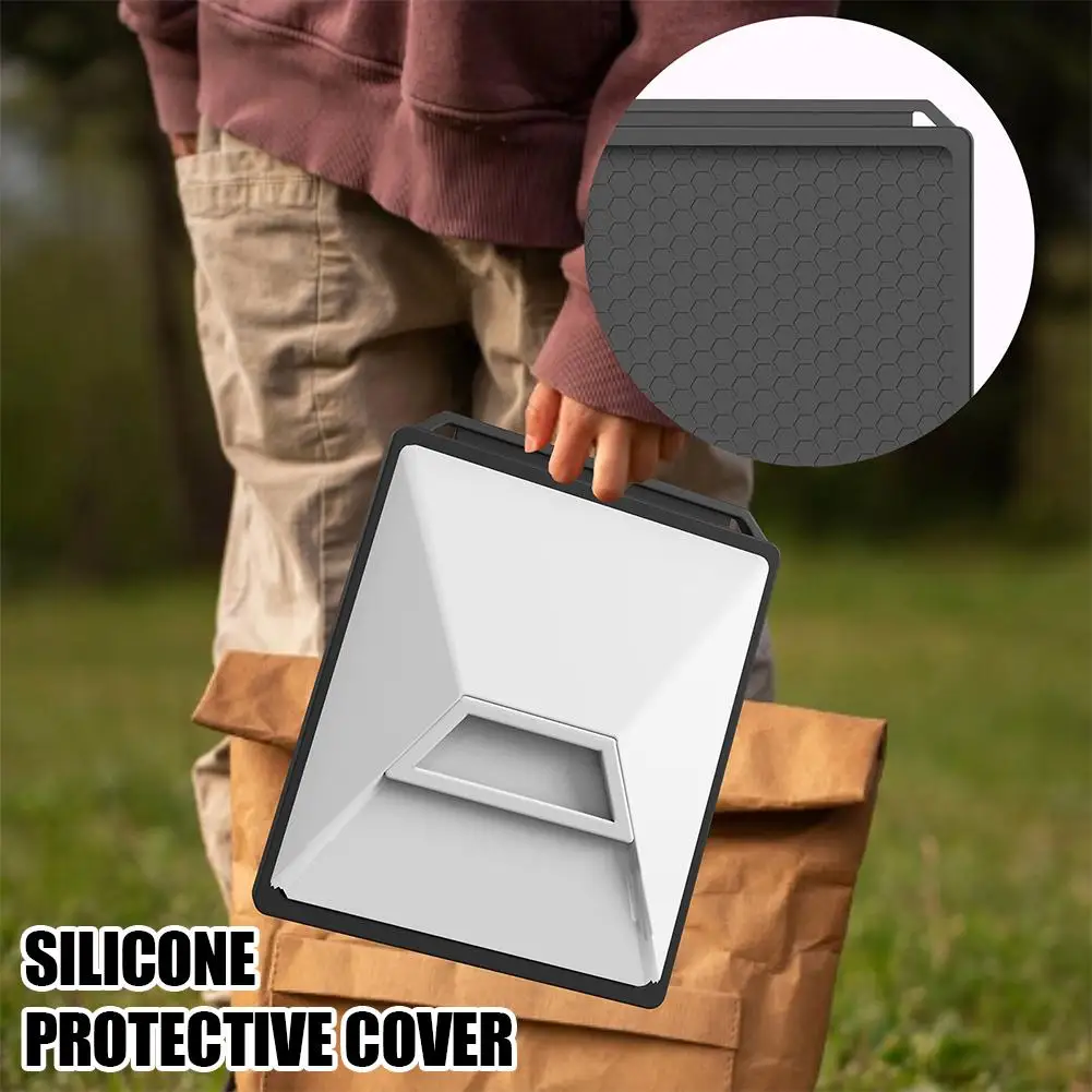 For Starlink Mini Silicone Protective Cover Anti-fall Anti-slip Washable Outdoor Waterproof Portable Shell For Starlink Mini 3