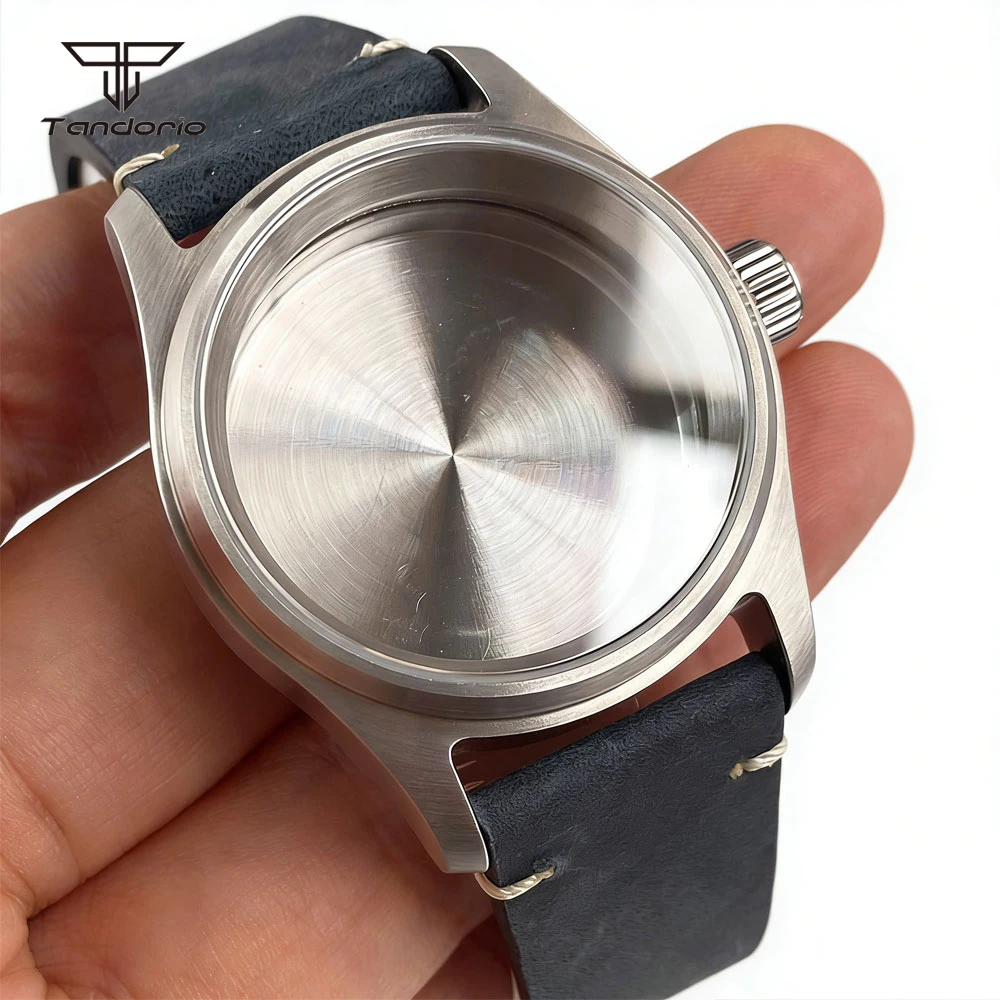 Stahl 36mm/39mm Piloten-Uhrengehäuse+Armband Saphirglas Passend für NH34 NH35 NH36 NH38 Miyota8215 8205 ETA2824 PT5000 ST2130 Felduhrenteile – Detail 4