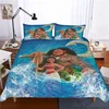 Moana Ocean Adventure Love Child Duvet Cover Set HD Comforter Cover for Kids Bedding Sets Bedclothes Bedroom Decor 3