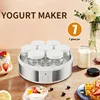 Electric Yogurt Maker 7 Cup Yogurt Maker Breakfast Maker Rice Wine Maker Household Yogurt Incubator With Glass Jar 1