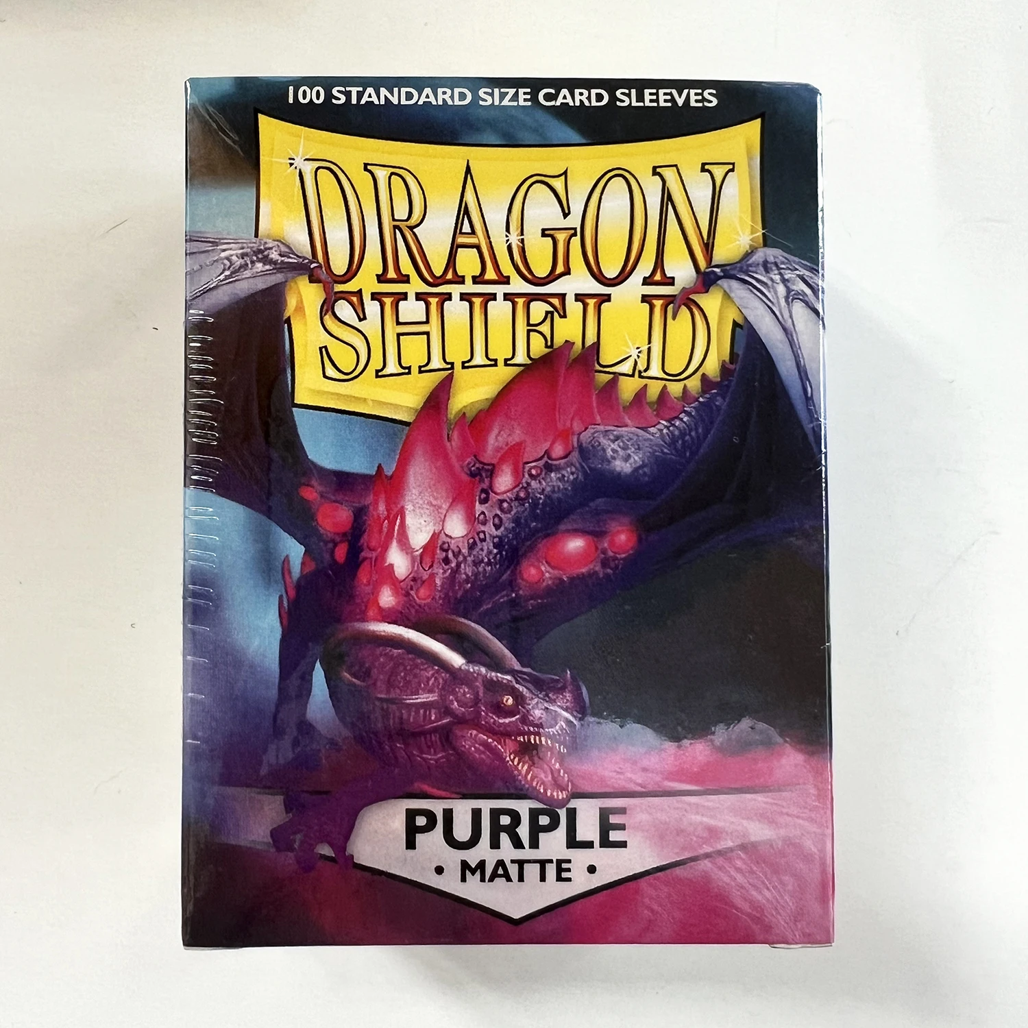 100 PCS/BOX Colorful Matte Cards Sleeves Demark Dragon Shield Cards Cover MGT Protector for PKM/Star Reals Board Games playing card cover