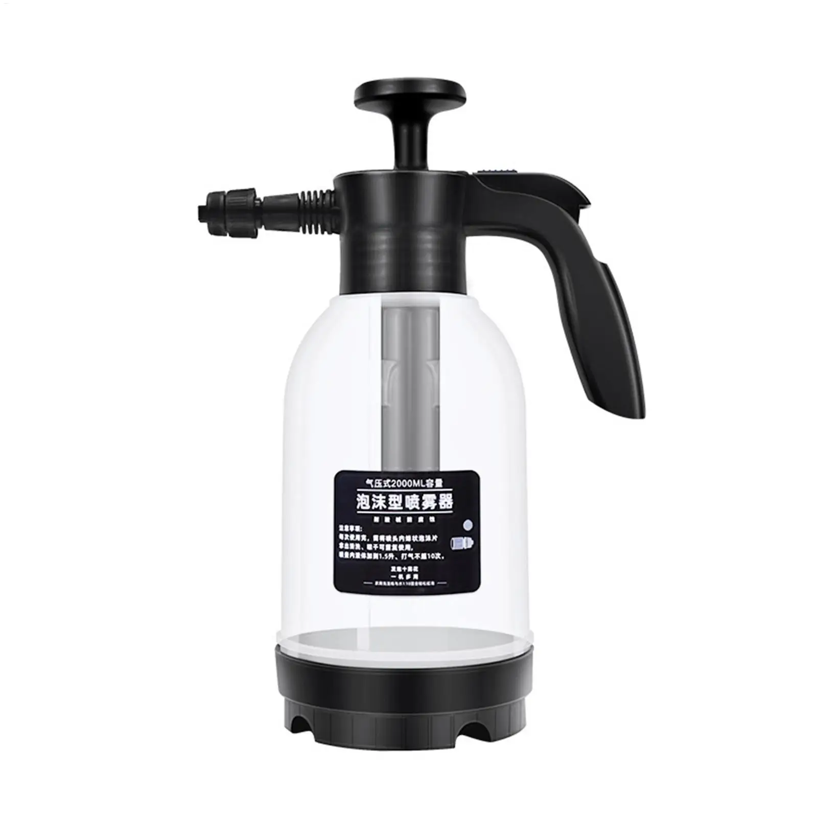 Car Foam Sprayer 2L Portable Hand Pressure Snow Foam Sprayer Watering Can HDPE Foaming PumpFor Auto Cleaning Tools