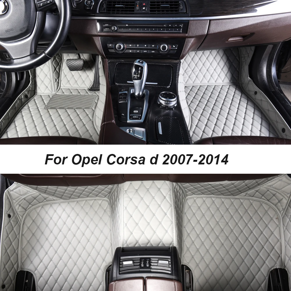 Tappetini Auto per Opel Corsa d 2007-2014 DropShipping Center accessori  interni Auto 100% Fit tappeti in pelle tappeti tappetini - AliExpress