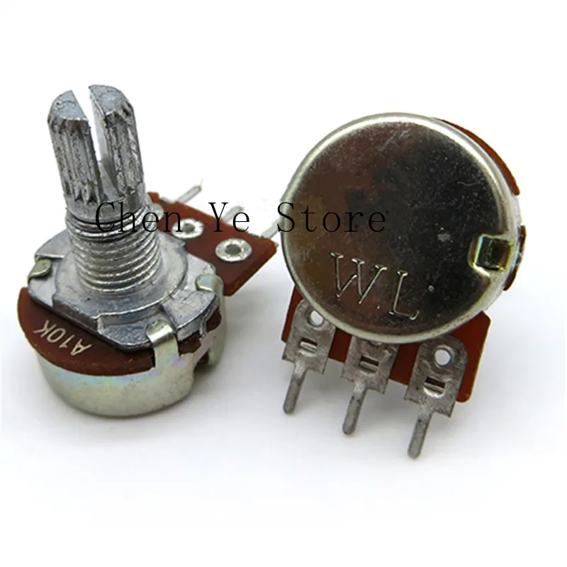 10PCS W.L Type 16 A10K single Potentiometer Handle length 15MM spline