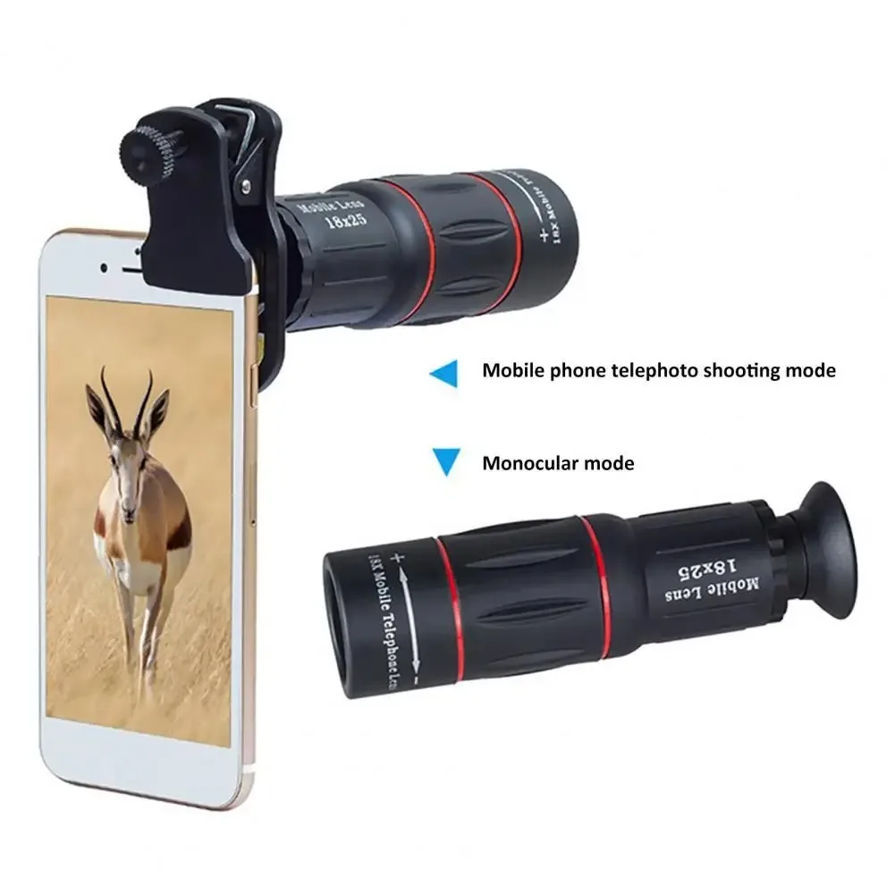 Mobile Camera Lens 18 Times Magnification Universal External Zoom