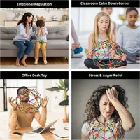 Large Retractable Ball, Expandable Breath Ball Toy Ball, Calming and Stress Relief Toys, Yoga Relaxation Accessories 6