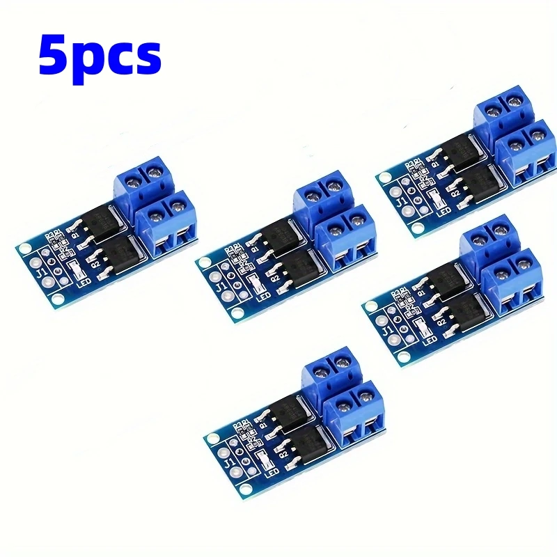 5PCS 듀얼 MOSFET 고전력 모터 컨트롤러 DC 5V-36V 15A(최대 30..