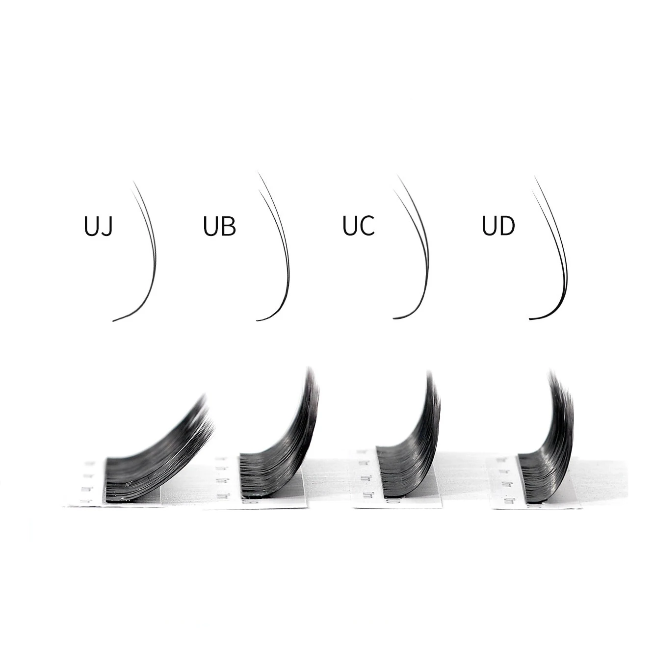 Deluxe 4D W-Shaped Beam Eyelash Extensions Patch - Faux Russian Volume Clusters