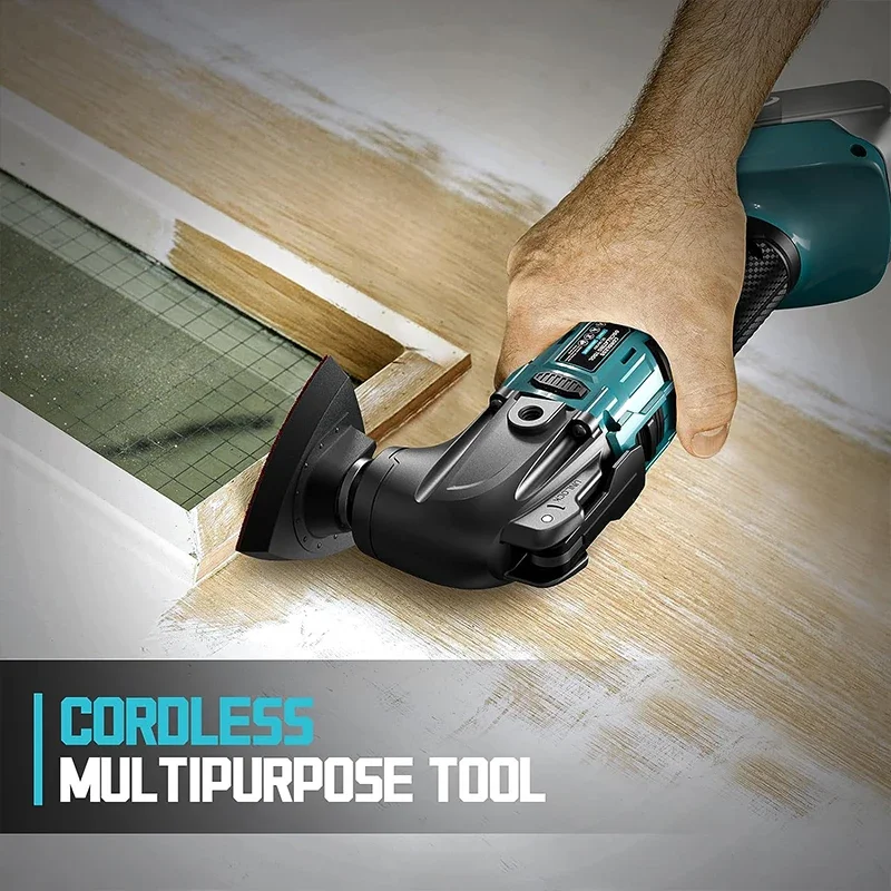 Brushless Versatile Oscillating Tool Electric Saw Trimmer Trimming Shovel Woodworking Cutting Tool For Makita 18V Battery 4