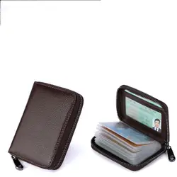 Compact PU Leather Wallet with Multi - Card Slots and Coin Compartment (S)