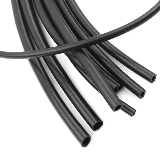 1M/5M10M Black Silicone Tube Flexible Rubber Hose 1 2 4 5 6 7 8 9 10 11 12 14 16 mm Flexible Soft Silicone Tube 4