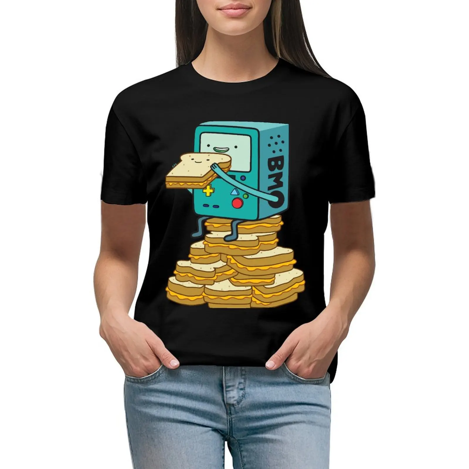 

BMO T-Shirt anime plus sizes anime clothes oversized t shirts for Women