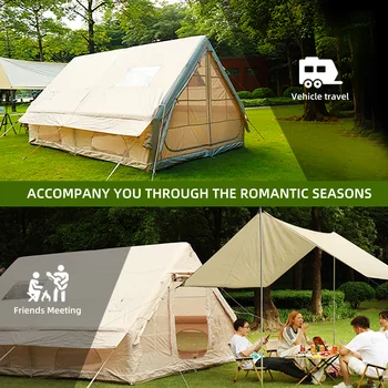 Inflatable Tents for Camping,Large Inflatable Camping Tent with Hand Pump,Inflatable Tent,Easy Setup Tents for Camping Portable 5