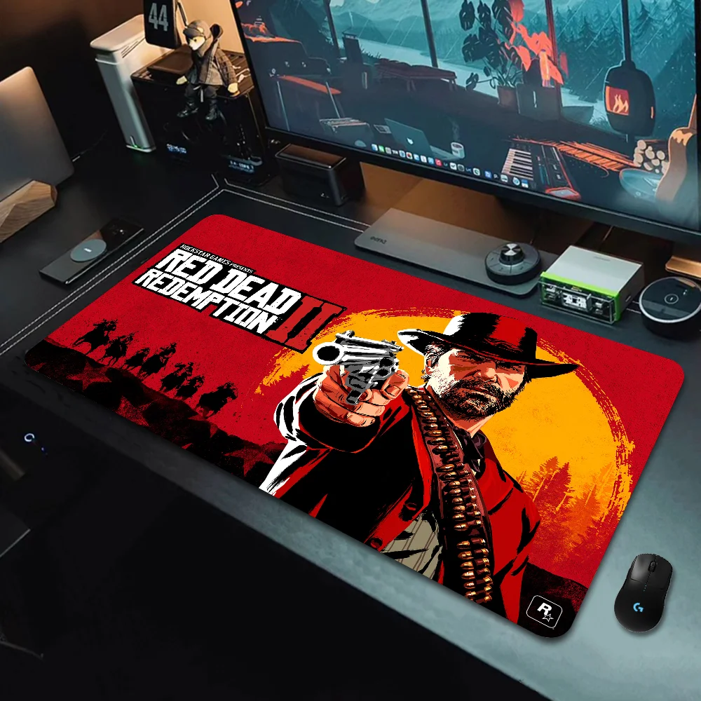 

Red Dead Redemption Mause Pad Gamer Deskmat Mouse Carpet Gaming Mousepad Pc Accessories Keyboard Mat Desk Protector Anime Mats