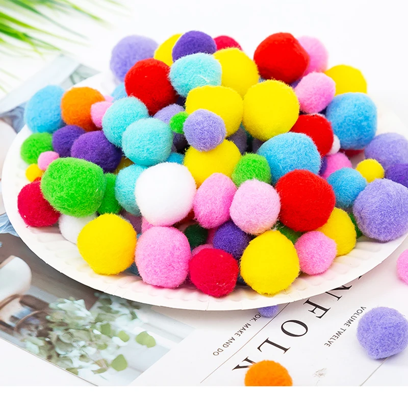 Colorful Fluffy Pom Pom Balls