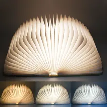 

Multicolor Book Night Light 360° Foldable LED Desk Table Lamp Reading Lamp USB Charge Magnetic Home Decor Gift Luces Decorativas