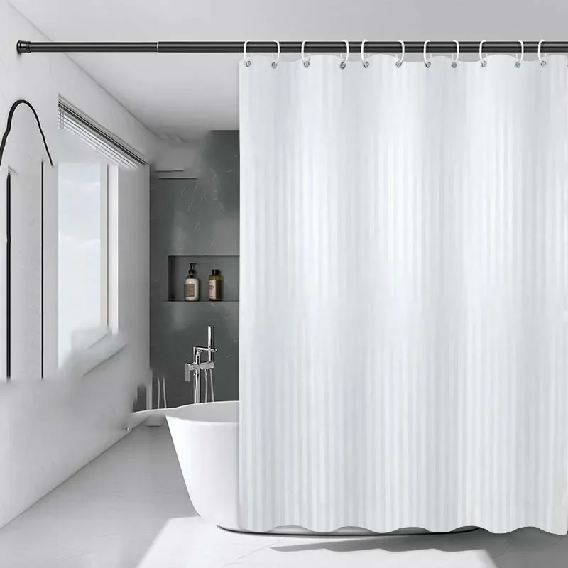 Stripe shower curtain household waterproof shower curtain bathroom curtains for home bathroom