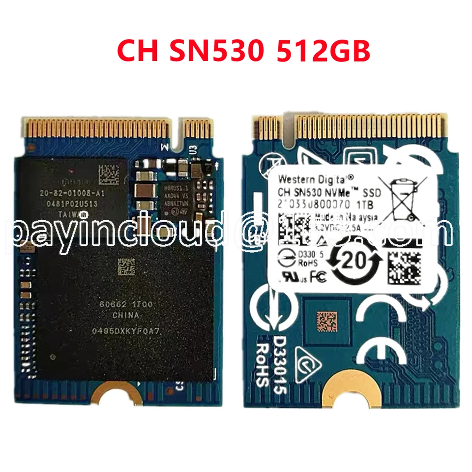Western Digital/WD CH SN530/SN560 1TB 512GB Expansion SSD Support