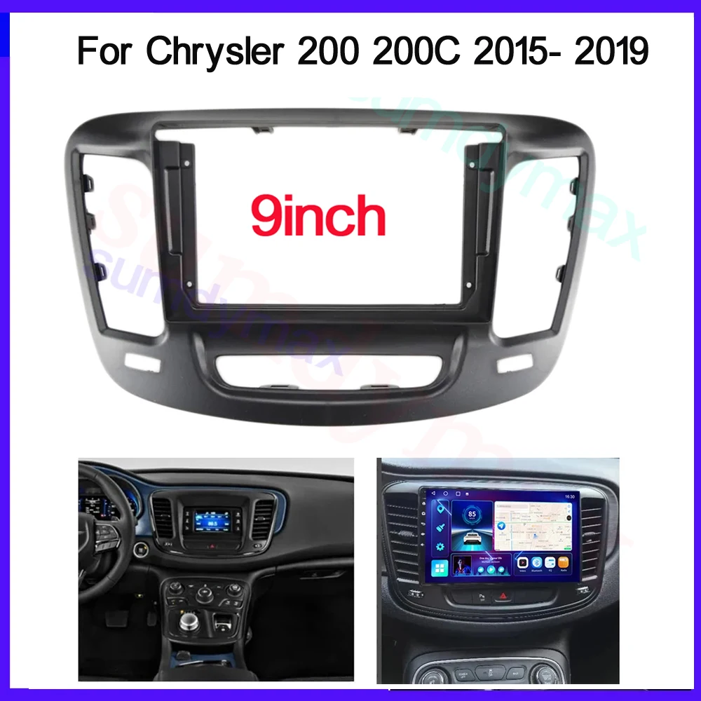 

Автомобильная рама для Chrysler 200 200C 2015-2019, 2din, 9 дюймов
