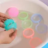 3 Packs Water Guns With 6pcs Reusable Water Balloons Non-Magnetic Silicone Water Bombs for Kids Summer Outdoor Beach Party Game 6