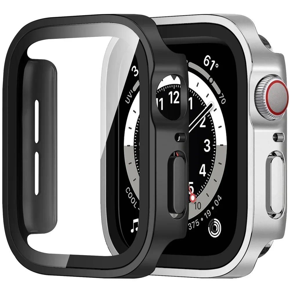 Enhanced Waterproof Apple Watch Bumper & Screen Protector (2-Pack)