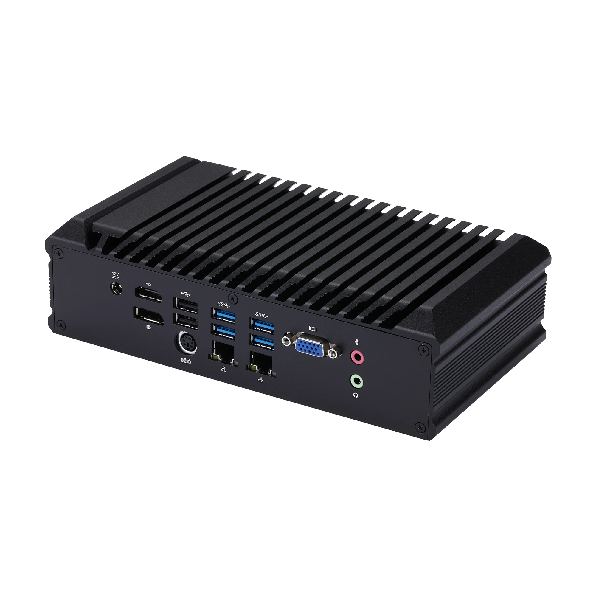 QOTOM Mini PC Q1055X Core i5 10210U Dual Cores Processor Firewall Multi-function Home Router Pfsense 4