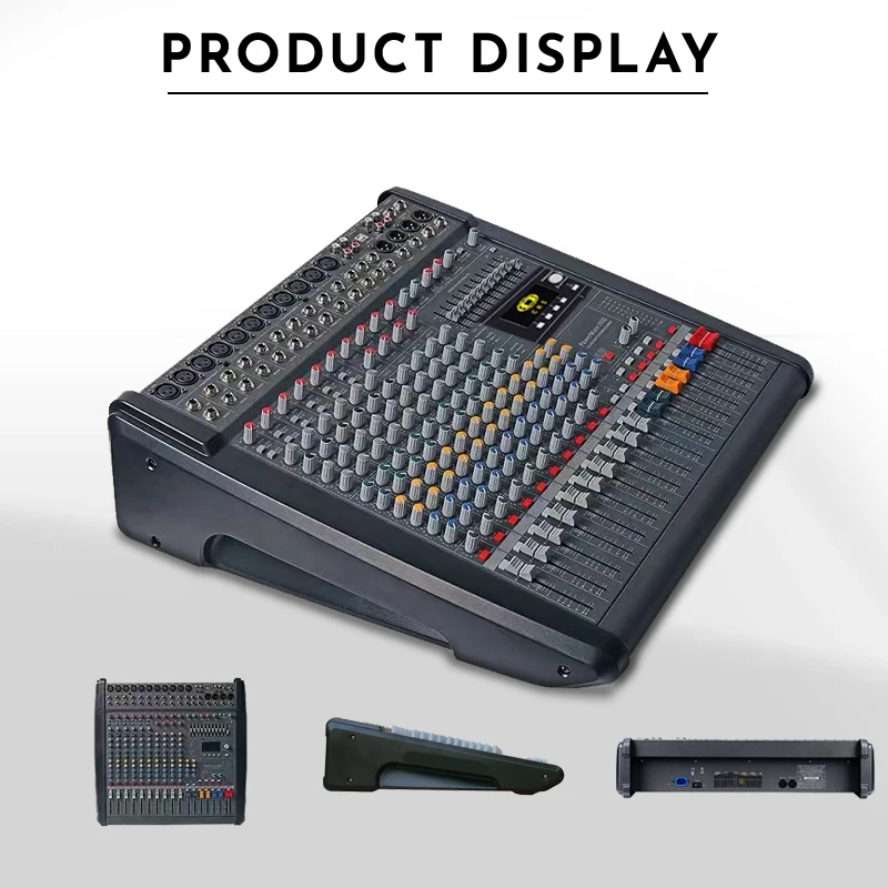 폴킷슨 CMS1600-3 16채널 휴대용 믹싱 콘솔 전문 오디오 믹서 (DSP 효과 탑재, 무대 음향, KTV, 가라오케용)