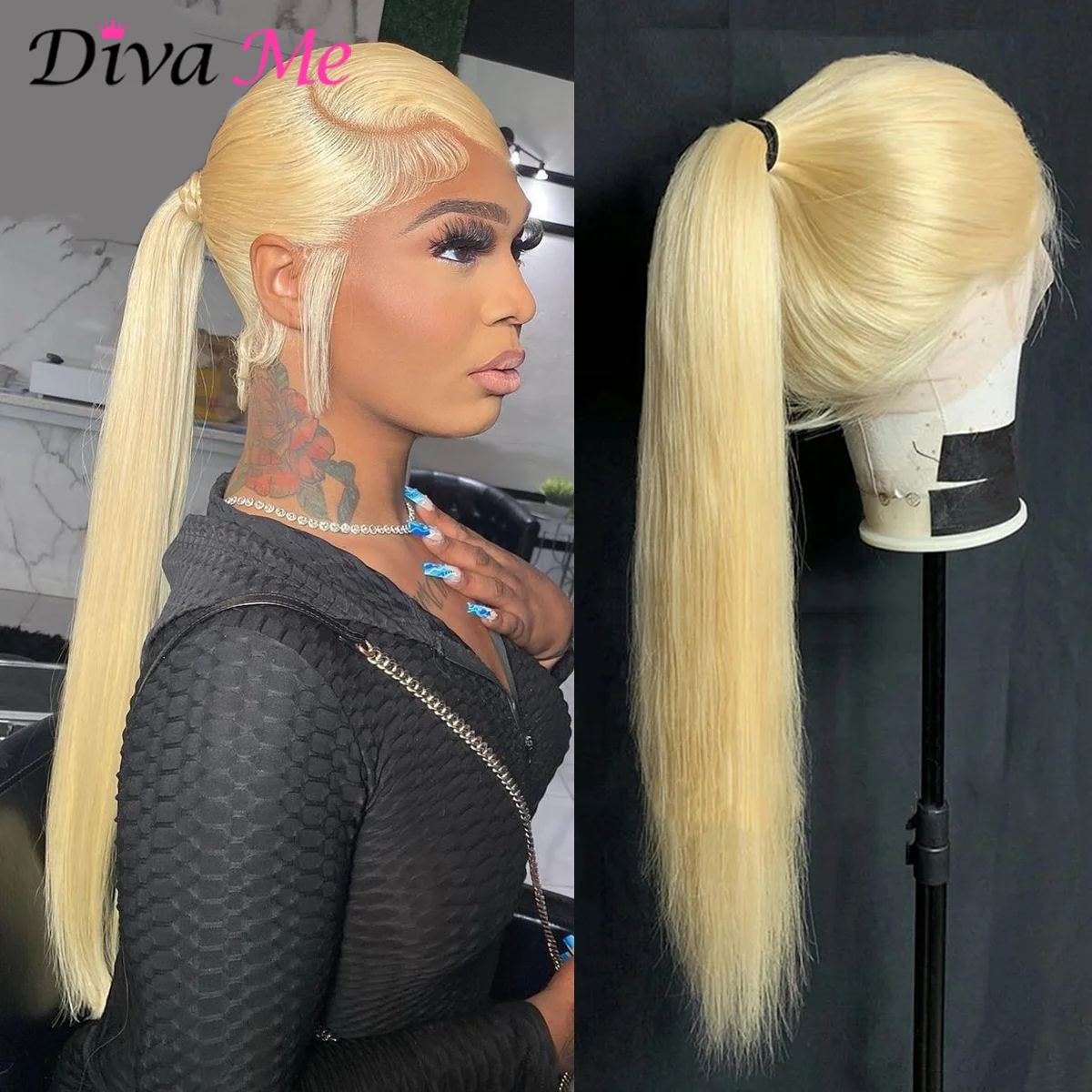 360 Lace Frontal Wig 13x6 13x4 613 Honey Blonde Lace Front Human Hair Wig Brazilian Remy 5x5 Closure Wigs for Women 30 Inch