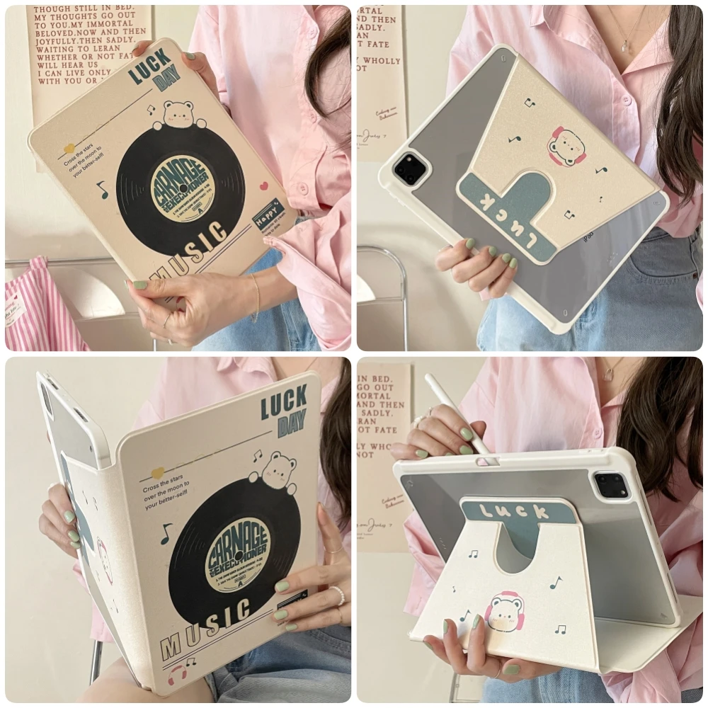 Capa para Tablet com Slot para Caneta para Ipad 10.2 7ª 8ª 9ª Geração 9.7 5ª 6ª Pro 11 12.9 m1 m2 2023 2023 10.2 7ª e 8ª Geração