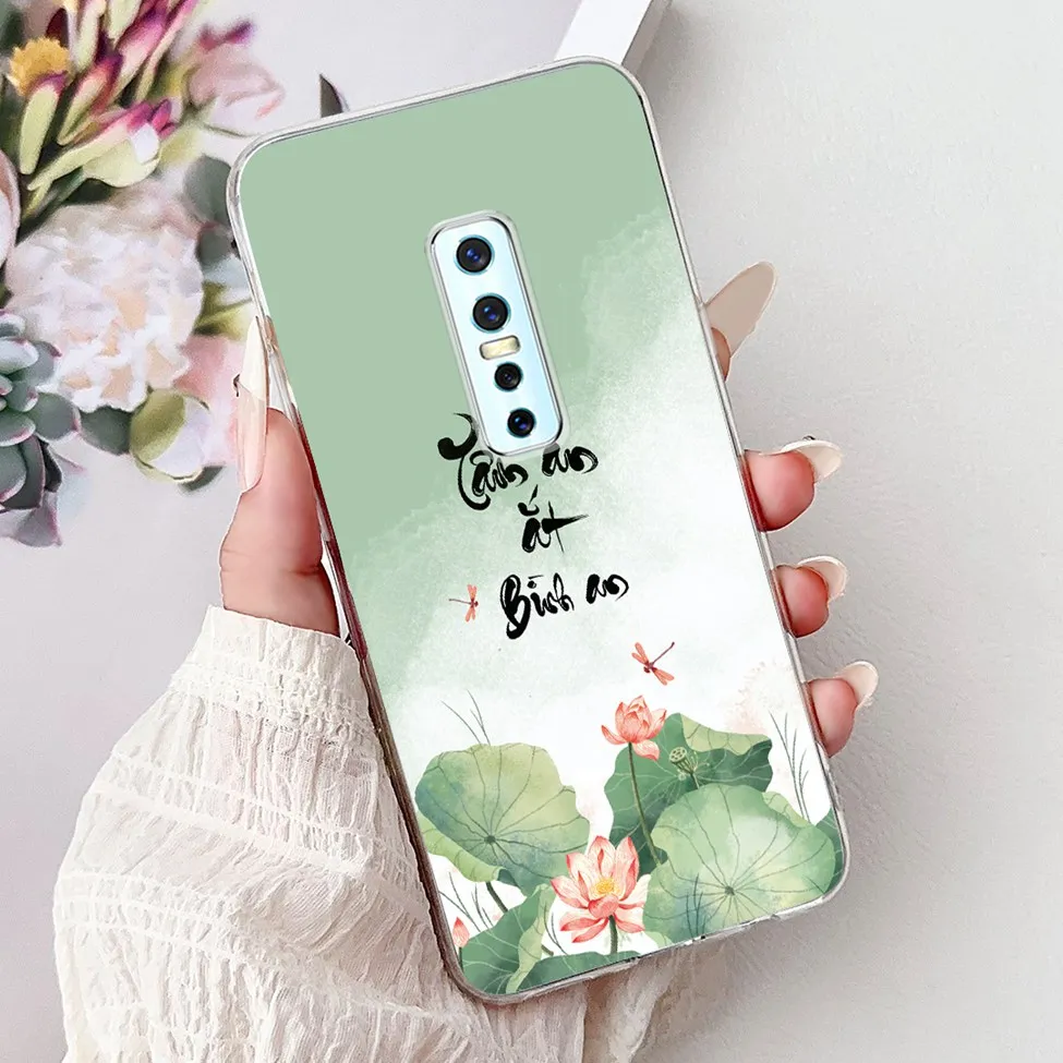 Clear Luxury Fashion Flowers Cat Design Soft Back Phone Case