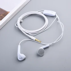 Wired In - Ear Headset with Mic - 3.5mm Earphone (White)