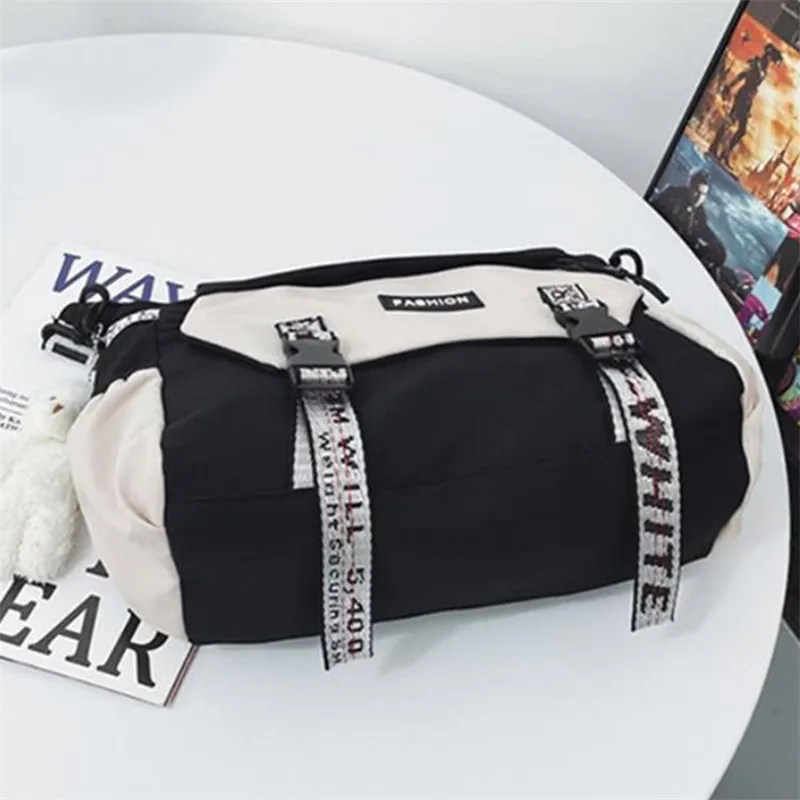 Casual Single Men's Shoulder Bag, Large Capacity Women Messenger Bag, Top Cover Type Crossbody School Bags for Student Daily Use