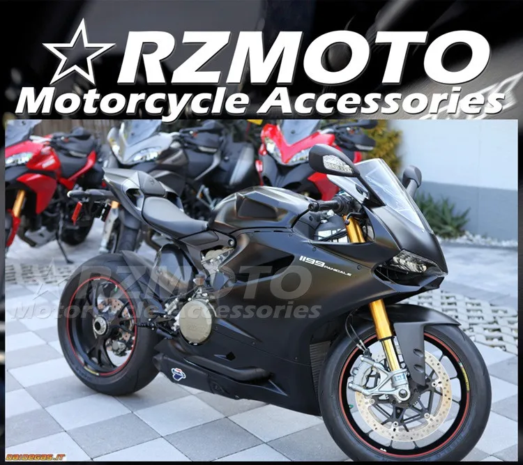 

Комплект обтекателей для Ducati 899 1199 Panigale s 2013 2014 2015 12 13 14 15 16, 4 подарка, новинка, черный матовый корпус